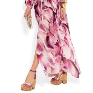 JIMMY CHOO Floral Gleam Wedge 8